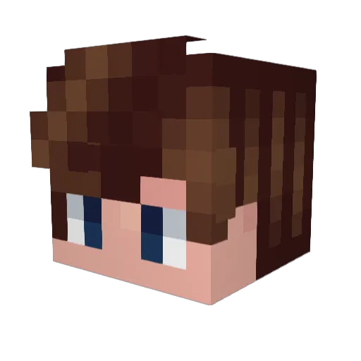 _Jemko_ Minecraft avatar head, 3D render
