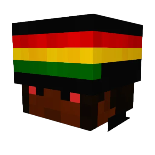 _Jeriko_ Minecraft avatar head, 3D render