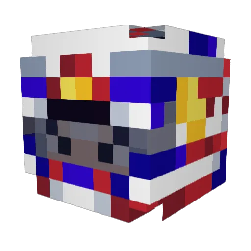 _Jerys_ Minecraft avatar head, 3D render