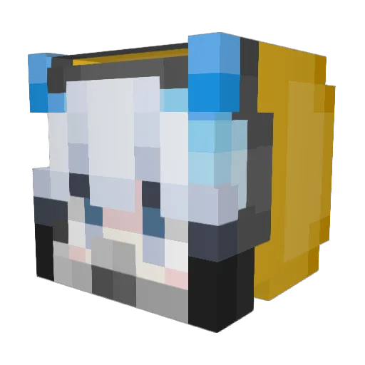 _Jesse_mx_67_ Minecraft avatar head, 3D render