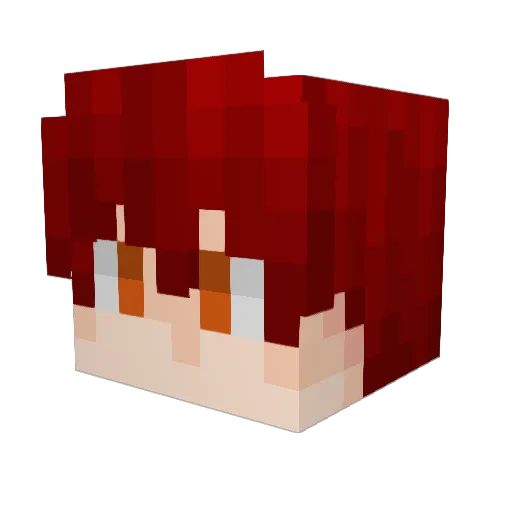 _Jester7 Minecraft avatar head, 3D render