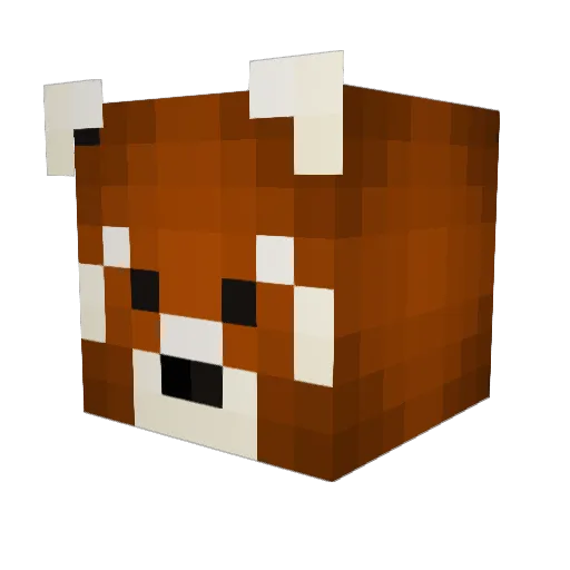 _Jewcy Minecraft avatar head, 3D render