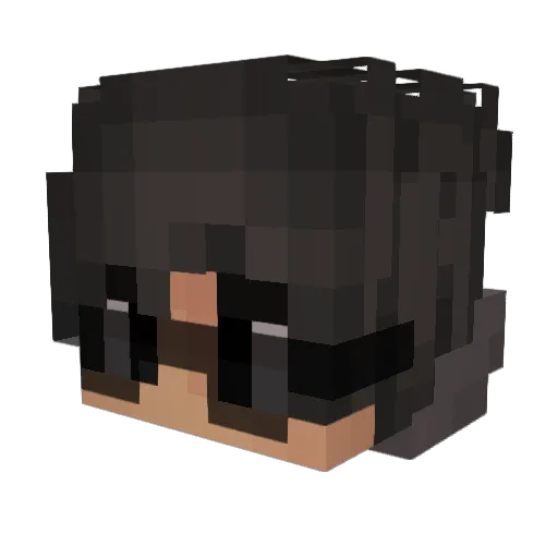 _Jhos Minecraft avatar head, 3D render