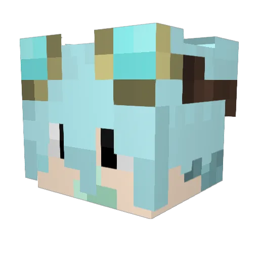 _JimboJimbo_ Minecraft avatar head, 3D render