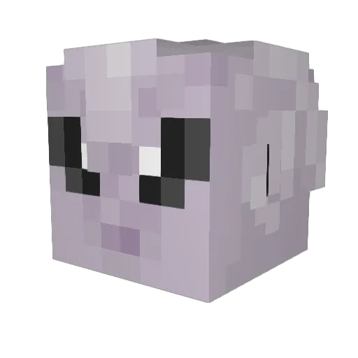 _Jiren__ Minecraft avatar head, 3D render