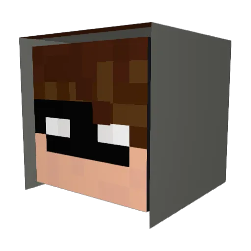 _JoOnas_ Minecraft avatar head, 3D render