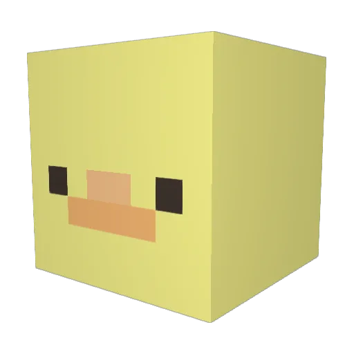 _Joje_ Minecraft avatar head, 3D render