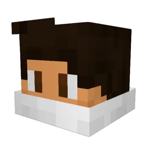 _Joniax Minecraft avatar head, 3D render
