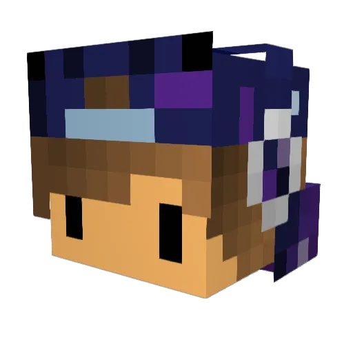 _JookBoxx_ Minecraft avatar head, 3D render