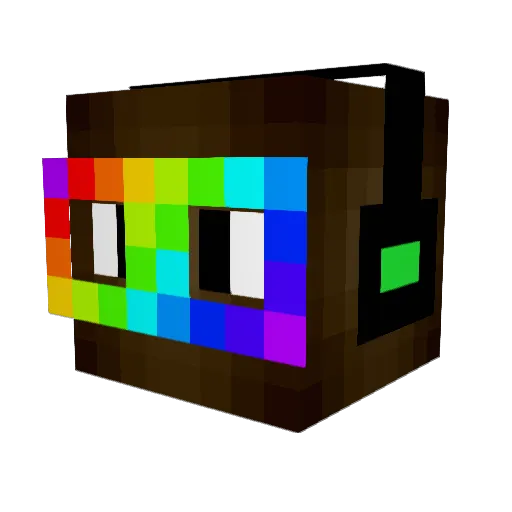 _Jormungandr Minecraft avatar head, 3D render