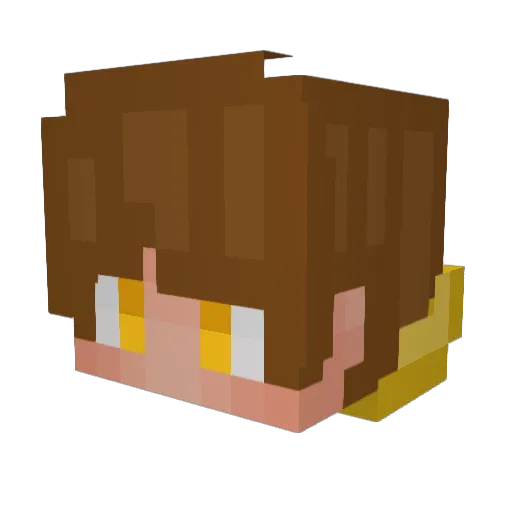 _Jozzy3_ Minecraft avatar head, 3D render