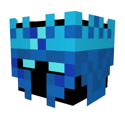 _Juancito_ Minecraft avatar head, 3D render