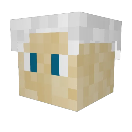 _Julian_Caesar_ Minecraft avatar head, 3D render