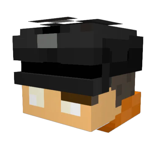 _Julianesss_ Minecraft avatar head, 3D render