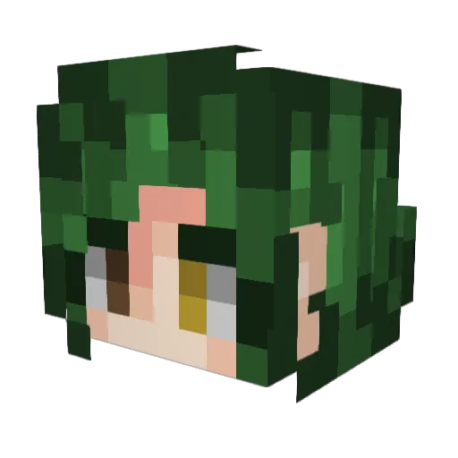 _Juras_ Minecraft avatar head, 3D render