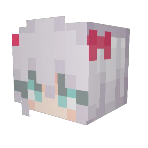 _JureX_ Minecraft avatar head, 3D render
