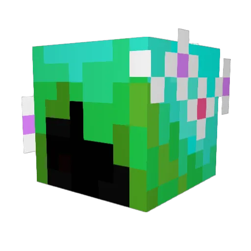 _JustJuliet_ Minecraft avatar head, 3D render
