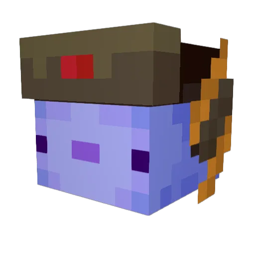 _Justilan_ Minecraft avatar head, 3D render