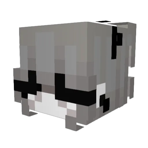 _Jvleczka_ Minecraft avatar head, 3D render