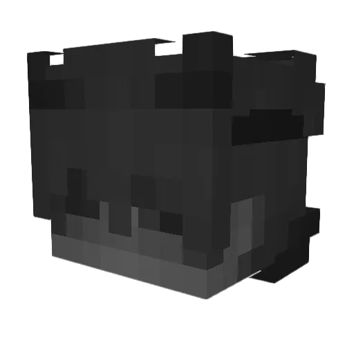 _K41QU3_ Minecraft avatar head, 3D render