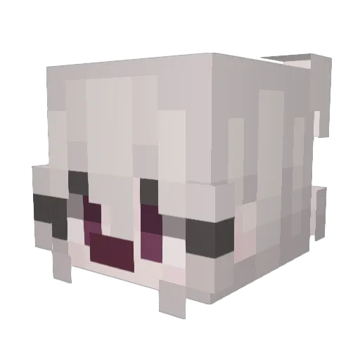 _K4yZ_ Minecraft avatar head, 3D render