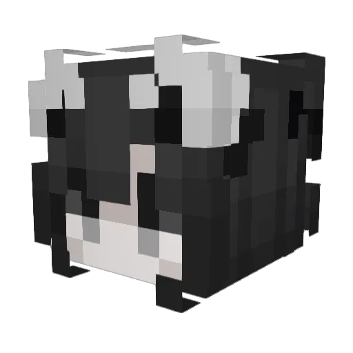 _KABO_ Minecraft avatar head, 3D render