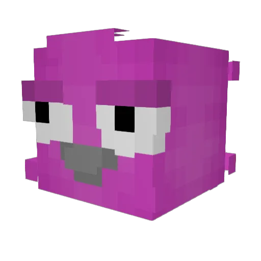 _KALIBRI_ Minecraft avatar head, 3D render