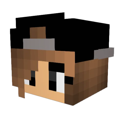 _KENJA_ Minecraft avatar head, 3D render