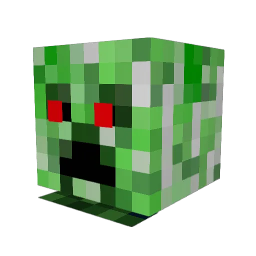 _KEVK_ Minecraft avatar head, 3D render