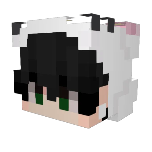 _KHim_ Minecraft avatar head, 3D render