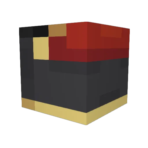 _KKXD_ Minecraft avatar head, 3D render