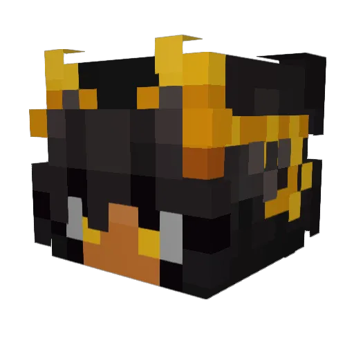 _KLH Minecraft avatar head, 3D render
