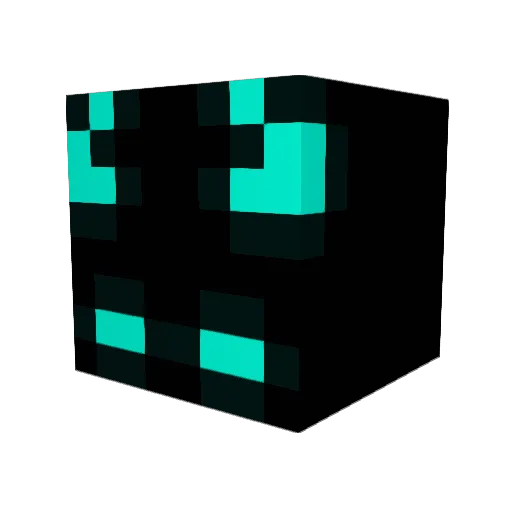 _KM0N3Y Minecraft avatar head, 3D render