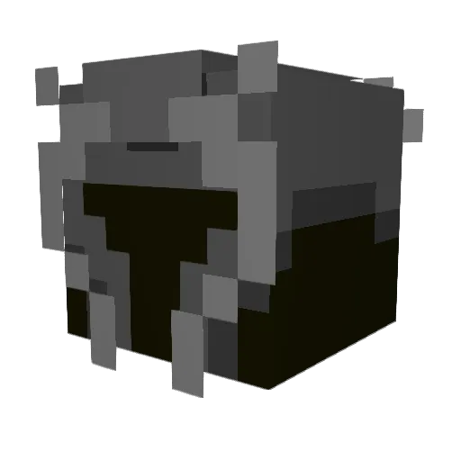 _KNOWCLUE_ Minecraft avatar head, 3D render