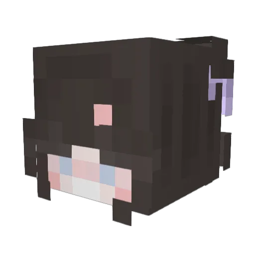 _KOKILA_ Minecraft avatar head, 3D render