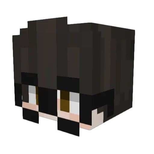 _KOKO0_ Minecraft avatar head, 3D render