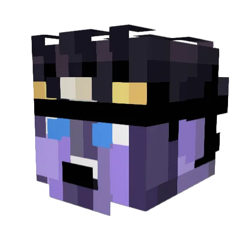 _KRONOST_ Minecraft avatar head, 3D render