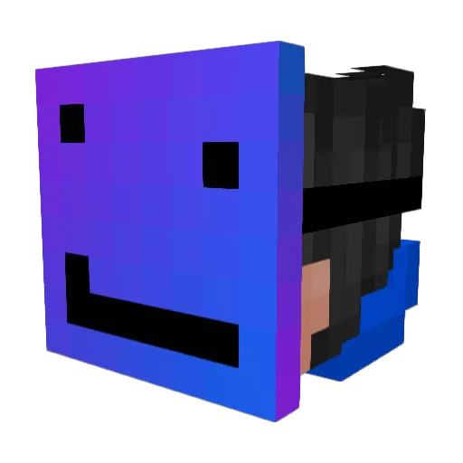 _KUBEKIK_ Minecraft avatar head, 3D render