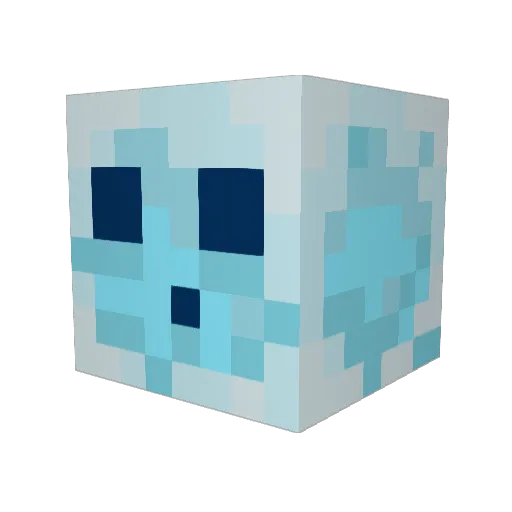 _KUKIMAMA_ Minecraft avatar head, 3D render