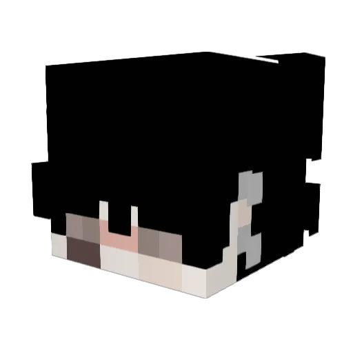 _Kahywoo_ Minecraft avatar head, 3D render