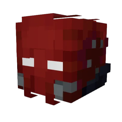 _Kairoo_ Minecraft avatar head, 3D render