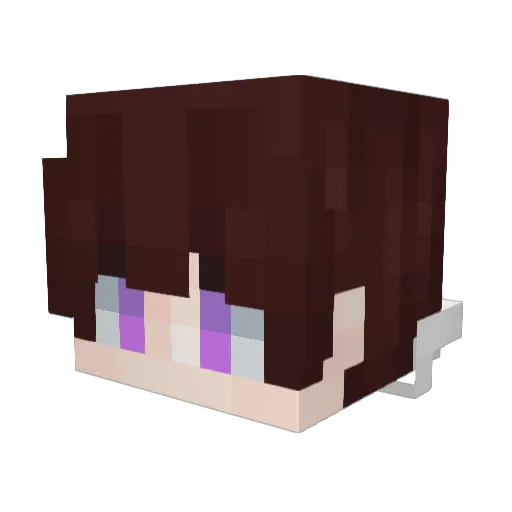 _Kaizo Minecraft avatar head, 3D render