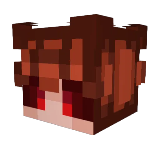 _Kaizr_ Minecraft avatar head, 3D render