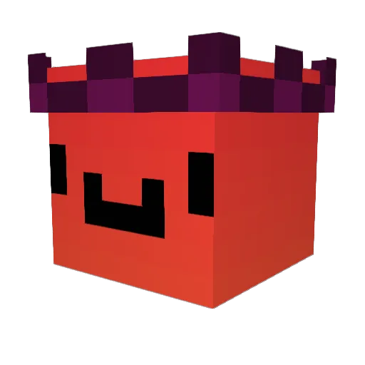 _Kamzyk_ Minecraft avatar head, 3D render