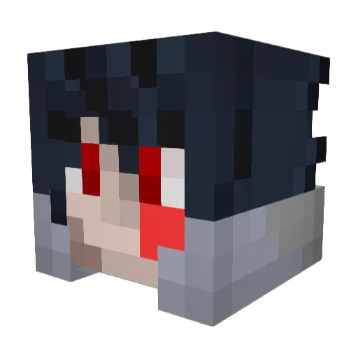 _KanekiR3KT_ Minecraft avatar head, 3D render