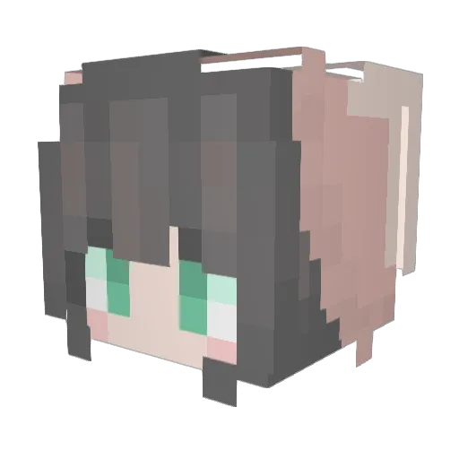 _Kaneuss_ Minecraft avatar head, 3D render