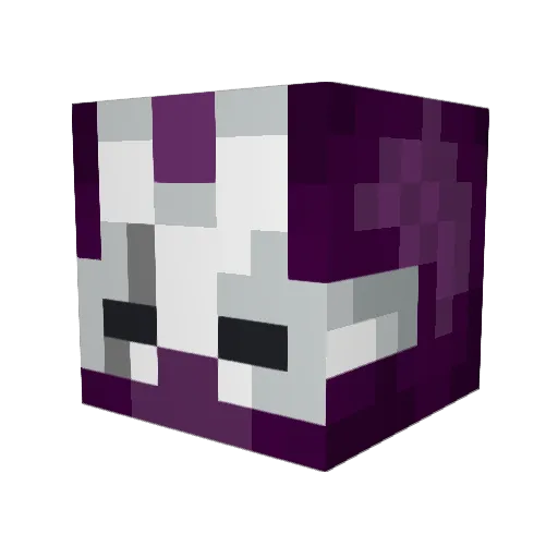 _Kapro Minecraft avatar head, 3D render