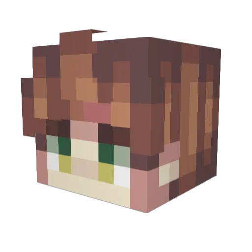 _KarMatt Minecraft avatar head, 3D render