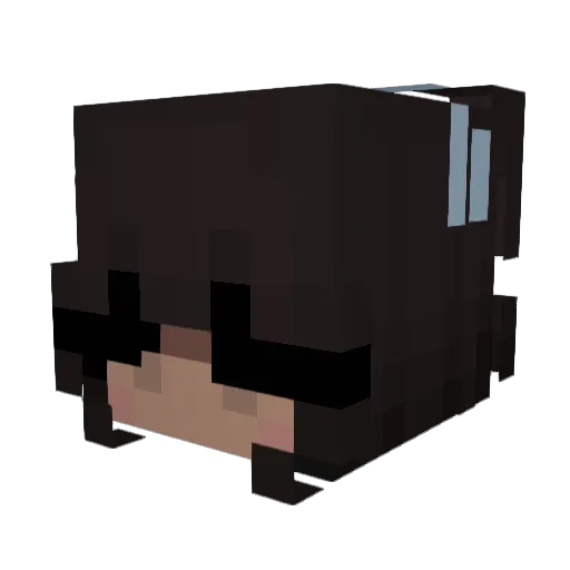 _KaraDanvers_ Minecraft avatar head, 3D render