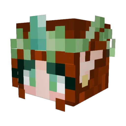 _Katie_draws_ Minecraft avatar head, 3D render
